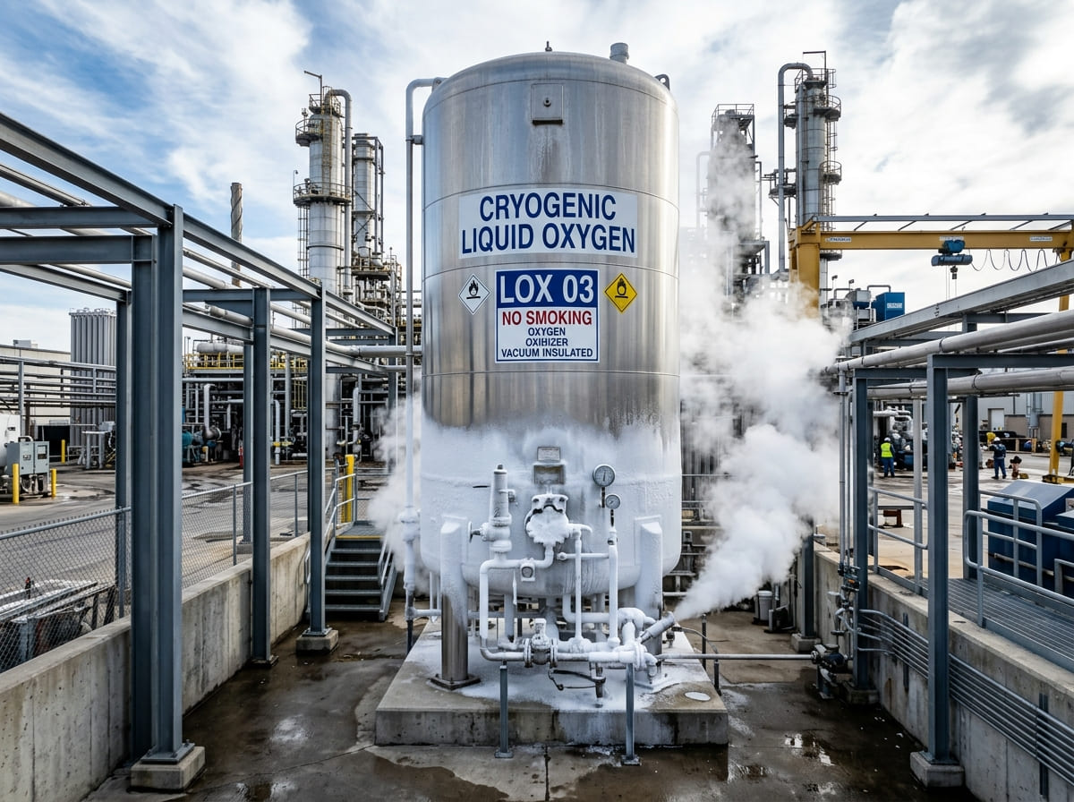 Cryogenic Liquid Oxygen Bulk VIE Storage Tank